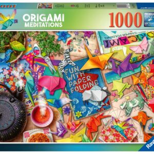 Ravensburger Aimee Stewart Origami Meditations 1000 Piece Jigsaw Puzzle for Adults & Kids Age 12 Years Up