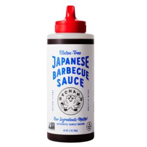 Bachan's - Japanese Barbecue Sauce - Gluten Free, 17 Oz, Small Batch, Non GMO, No Preservatives, Vegan and BPA free. Condiment for Wings, Chicken, Beef, Pork, Seafood, Noodle Recipes, and More