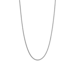 Miansai Cuban Chain Necklace | Brushed Sterling Silver