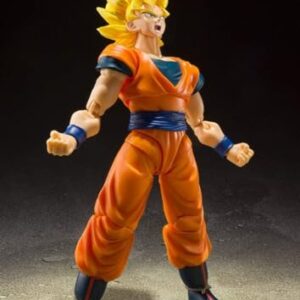 TAMASHII NATIONS - Dragon Ball Z - Super Saiyan Full Power Son Goku, Bandai Spirits S.H.Figuarts Action Figure