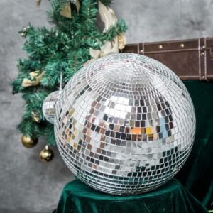 Efavormart 16" Groovy Glass Mirror Disco Ball Party Decoration for Wedding Event Birthday Party