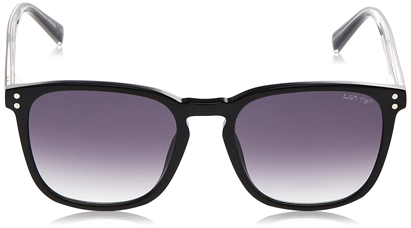 Levi's LV 5008/S Square Sunglasses, Black, 52mm, 18mm