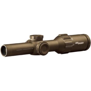 SIG SAUER TANGO6T 1-6x24mm Hunting Shooting Durable Waterproof Fogproof 30mm Tube First Focal Plane Illuminated Reticle Riflescope, DWLR6 Reticle