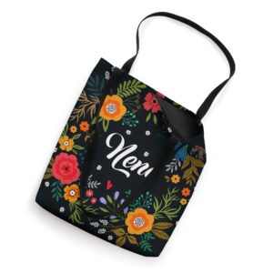 Cute Nene Tote Bag Floral Tote Bag Best Gift For Nene Tote Bag