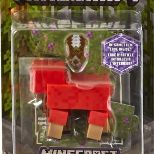 Minecraft Craft-A-Block Sheep Figure, Authentic Pixelated Video-Game Characters, Action Toy to Create, Explore and Survive, Collectible Gift for Fans Age 6 Years and Older