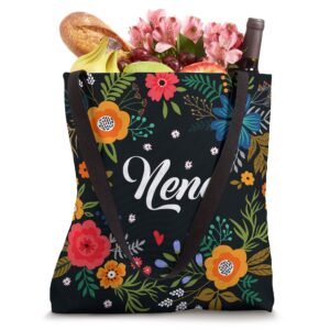 Cute Nene Tote Bag Floral Tote Bag Best Gift For Nene Tote Bag