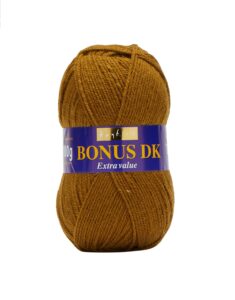 sirdar hayfield bonus dk double knitting, bronze (596), 100g by