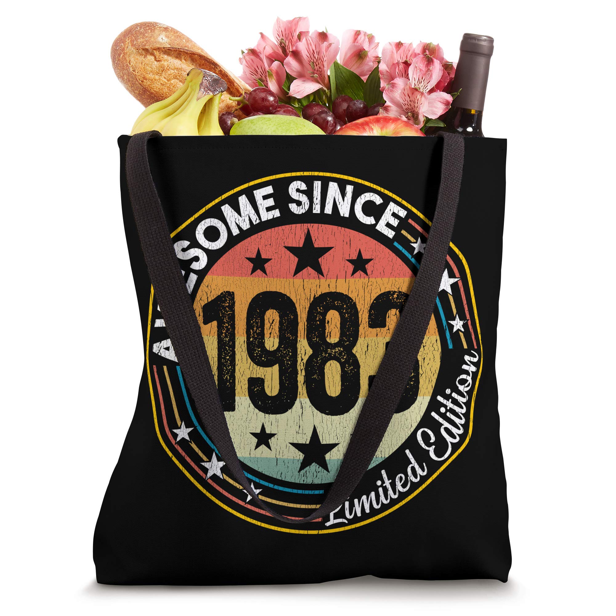 Birthday Awesome Since 1983 38 Years Old Gift Tote Bag