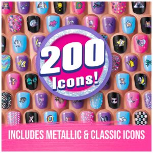 Cool Maker, GO Glam U-nique Metallic Nail Salon with 200 Icons and Designs, 4 Polishes, Stamper & Dryer, Nail Kit for Girls, Amazon Exclusive