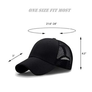 VOASTEK Baseball Cap Workout Hat for Men Women Gorras para Hombres, Adjustable Plain Classic Running Hat