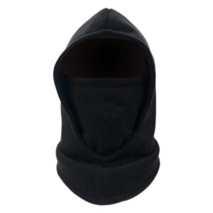 dag gear hooded scarf (black solid)