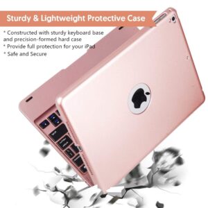 LAVO-TECH Wireless Bluetooth Keyboard Case for iPad 5th-6th Gen, Air 1-2, iPad Pro 9.7 - Slim Full Protection Cover