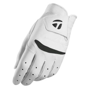 TaylorMade 2021 Stratus Soft Cadet Glove, Large , White