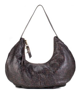 frye maddie hobo, leopard