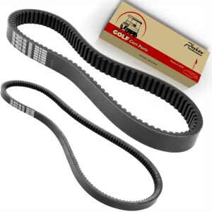 Roykaw Golf Cart Drive & Starter Generator Belt Compatible with Yamaha G2-G29 4-Cycle J55-G6241-00-00, JN6-H1173-00 G16 to G22 & Drive 2012.5 & Newer