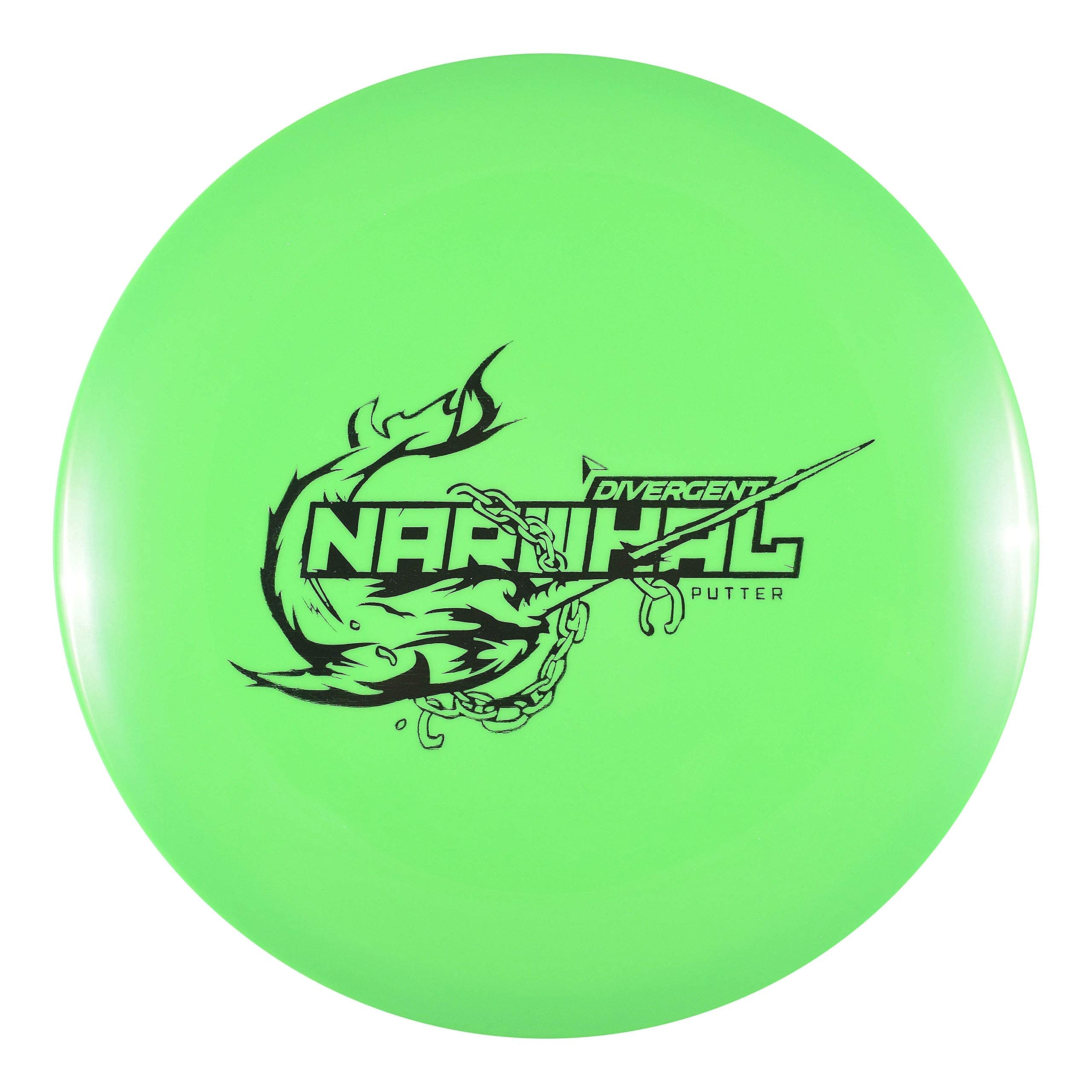 Divergent Discs | Narwhal | Disc Golf Putter | Max Grip (Colors Vary)