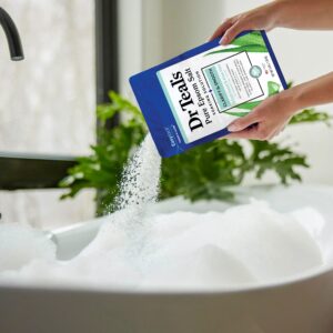 Dr Teal's Pure Epsom Salt Soak, Clarify & Smooth with Witch Hazel & Aloe Vera, 3 lbs