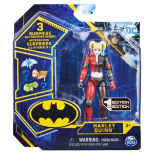 dc batman 2021 harley quinn 4-inch action figure by spin master