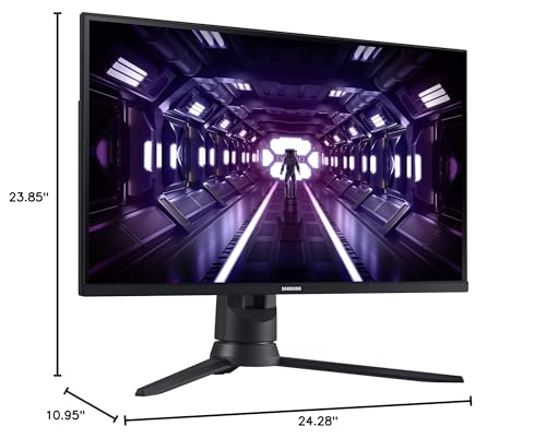 Samsung Odyssey G3 Series 27-Inch FHD 1080p Gaming Monitor, 144Hz, 1ms, 3-Sided Border-Less, VESA Compatible, Height Adjustable Stand, FreeSync Premium (LF27G35TFWNXZA)