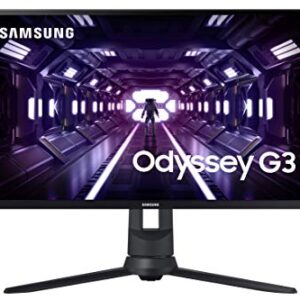 Samsung Odyssey G3 Series 27-Inch FHD 1080p Gaming Monitor, 144Hz, 1ms, 3-Sided Border-Less, VESA Compatible, Height Adjustable Stand, FreeSync Premium (LF27G35TFWNXZA)