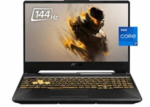 asus 2021 tuf gaming laptop, 15.6” 144hz fhd ips display, 11th gen intel core i7-11800h (up to 4.60ghz), geforce rtx 3050, 16gb ddr4 ram, 1tb pcie nvme ssd, backlit kb, windows 10