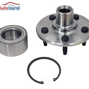 Autoround 521000 [2-Pack] Rear Wheel Bearing and Hub Assembly Compatible with Ford Explorer/Mercury Mountaineer 2002-2010, Lincoln Aviator 2003-2005, Explorer Sport Trac 07-10