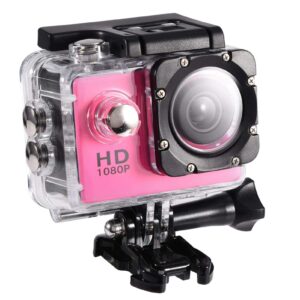 Sports Action Camera, 30M Underwater Waterproof Camcorder, 90 Degree Angle Camcorder with Mounting Accessories Kit()