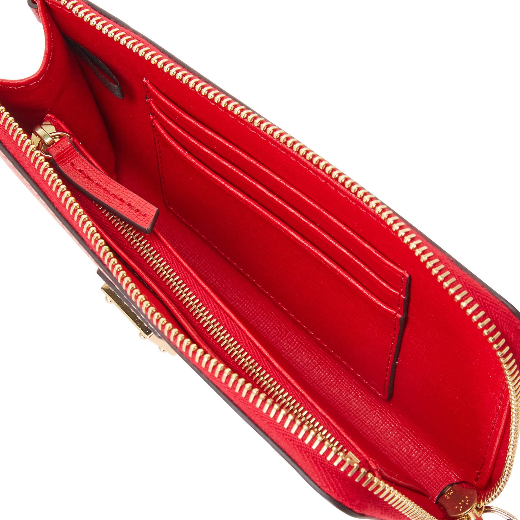 Dooney & Bourke Handbag, Saffiano Folded Zip Wristlet - Red