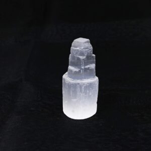 Selenite Crystal Tower for Reiki, Healing, and Energy Charging | Made in Morocco | Selenite Iceberg Charging Towers Crystal Skyscraper (2 Inch)