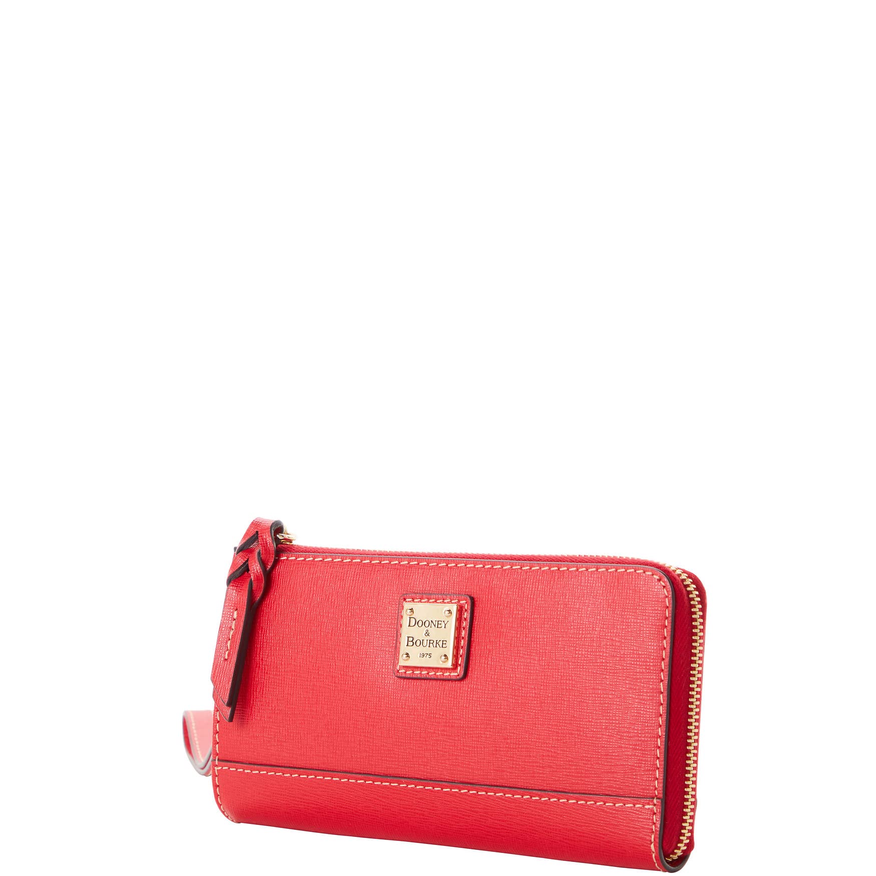 Dooney & Bourke Handbag, Saffiano Folded Zip Wristlet - Red