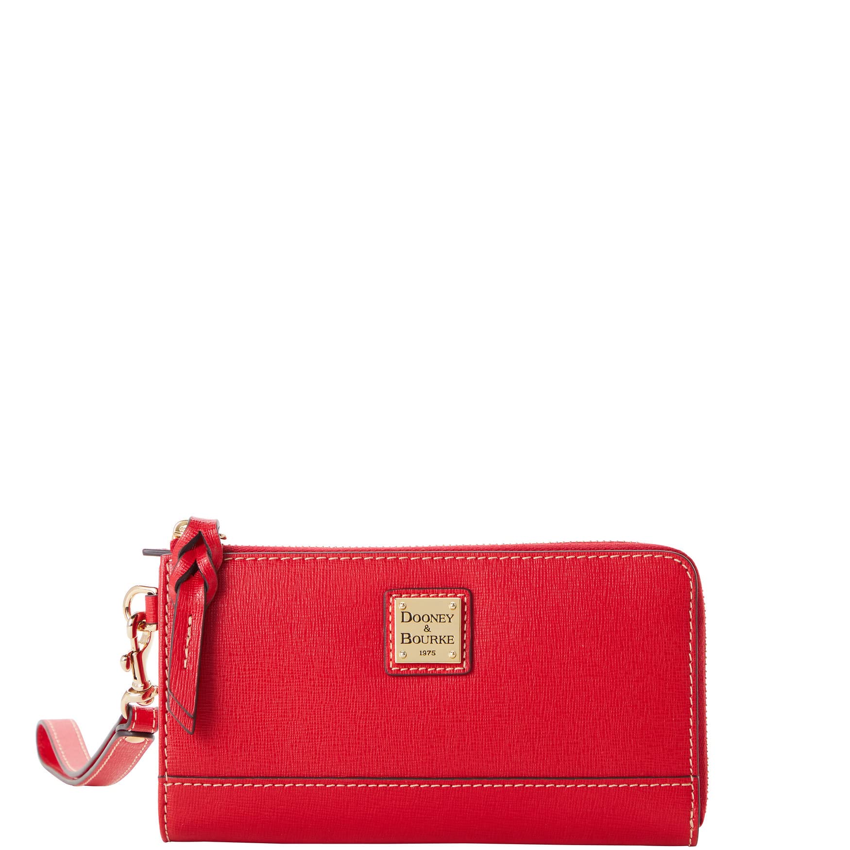 Dooney & Bourke Handbag, Saffiano Folded Zip Wristlet - Red