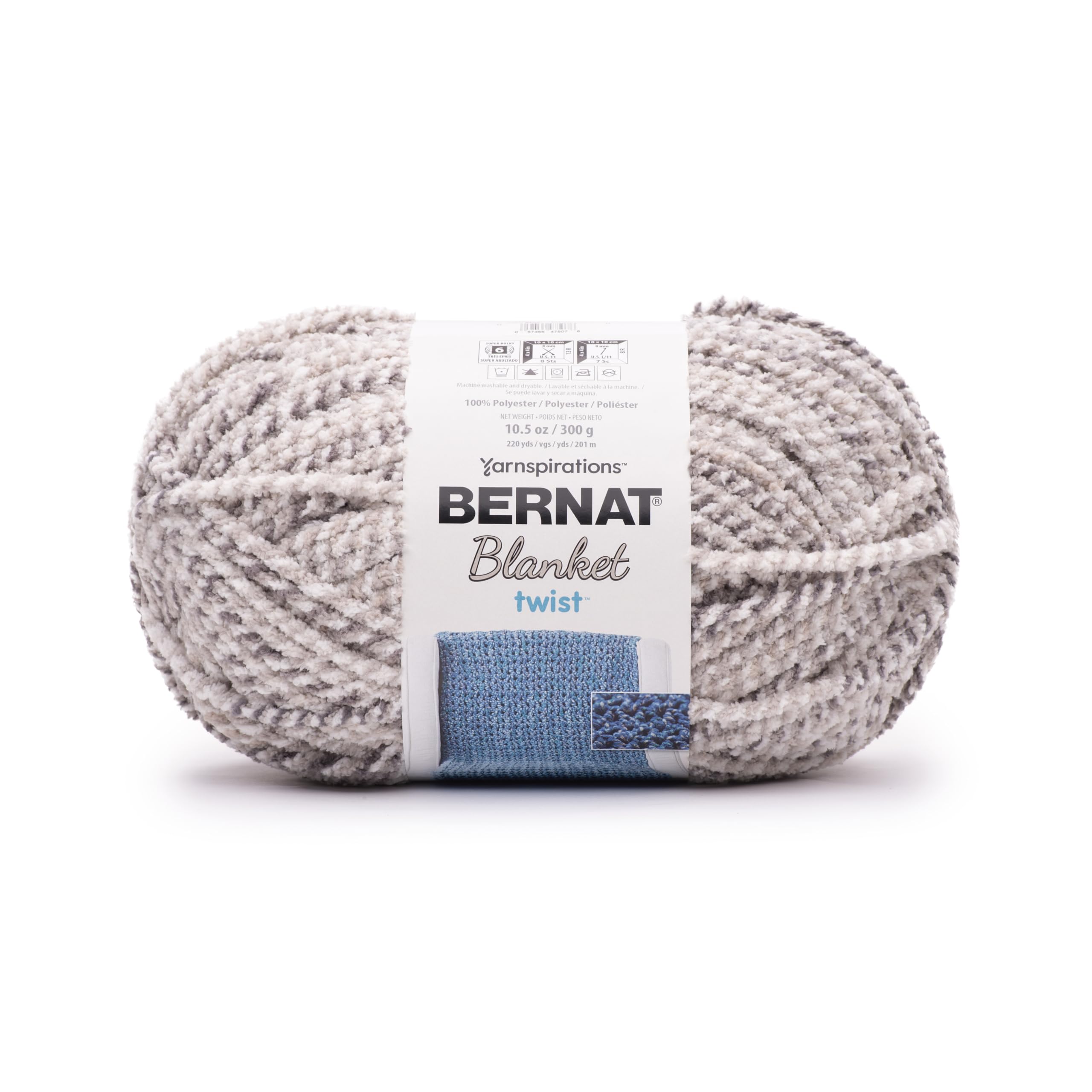 BERNAT BLANKET TWIST, DOVE