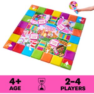 Giant Candy Land Game for Kids Party Board Game Indoor/Outdoor with Oversized Gameboard Summer Toy for Preschoolers, Kids, & Families Ages 4 and up