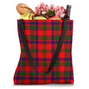 MacColl Clan Modern Tartan Scottish Plaid Family Red Plaids Tote Bag