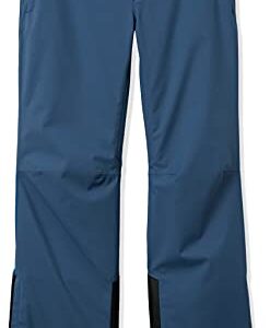 Amazon Essentials Men's Waterproof Insulated Ski Pant, Teal Blue Plaid, Medium