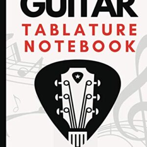 Guitar Tablature Notebook with Extra Charts: "Blank Guitar Tablature Paper, Standard Tab Manuscript Paperback Chord Chart Ukulele Strumming, Circle of Fifths "