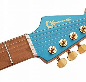 Charvel Angel Vivaldi Signature Pro-Mod DK24-6 Nova Electric Guitar - Lucerne Aqua Firemist