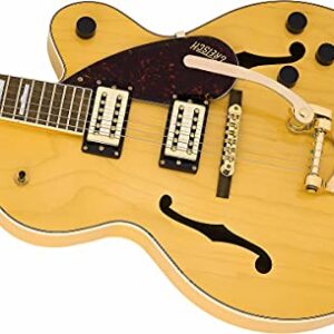 Gretsch G2410TG Streamliner Hollow Body Single-Cut with Bigsby and Gold Hardware, Laurel Fingerboard Electric Guitar (Right-Handed, Village Amber)