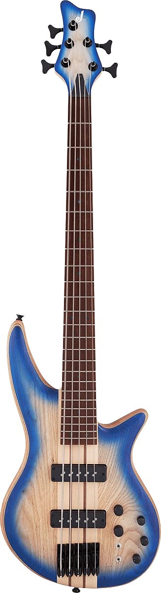 Jackson Pro Series 5-String Spectra Bass SBA V, Blue Burst, Caramelized Jatoba Fingerboard