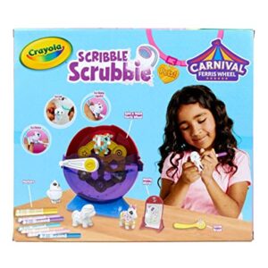 Crayola Scribble Scrubbie Pets Carnival Playset, Pet Grooming Toy, Animal Toys for Girls & Boys, Gift for Kids, Ages 3+