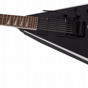 Jackson X Series Rhoads RRX24-MG7 Electric Guitar - Satin Black with Primer Gray Bevels