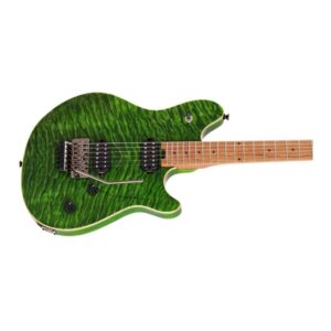 EVH Wolfgang Standard QM Electric Guitar - Transparent Green