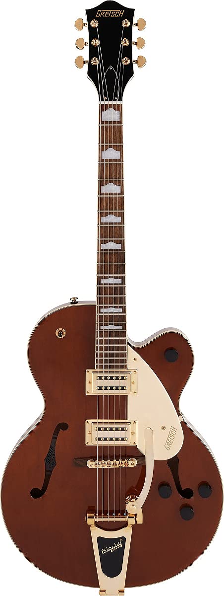 Gretsch G2410TG Streamliner Hollow Body Single-Cut and Gold Hardware Single Barrel w/Bigsby