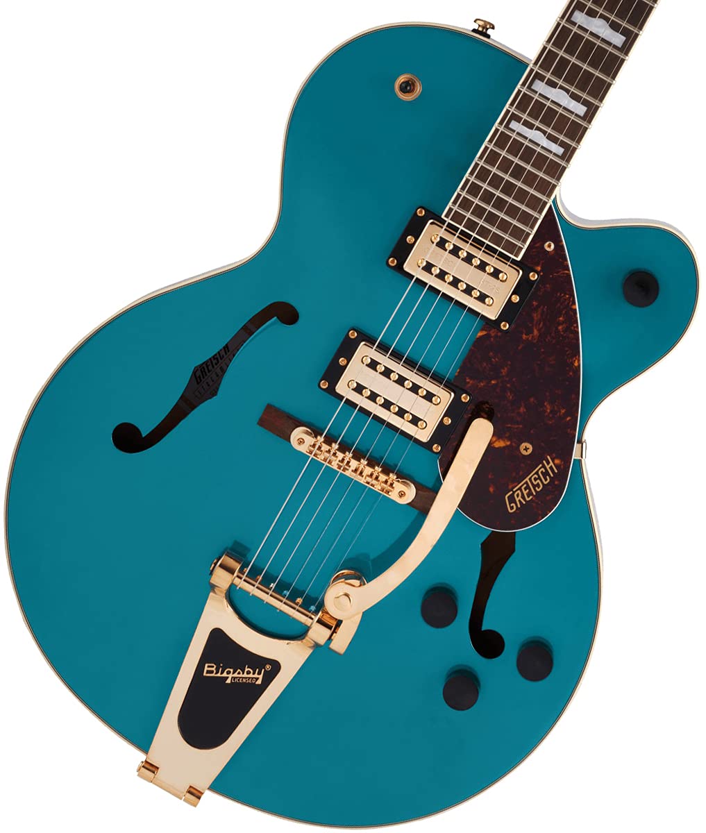 Gretsch G2410TG Streamliner Hollow Body Single-Cut and Gold Hardware Ocean Turquoise w/Bigsby