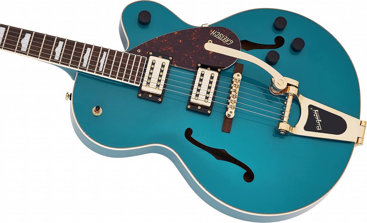 Gretsch G2410TG Streamliner Hollow Body Single-Cut and Gold Hardware Ocean Turquoise w/Bigsby