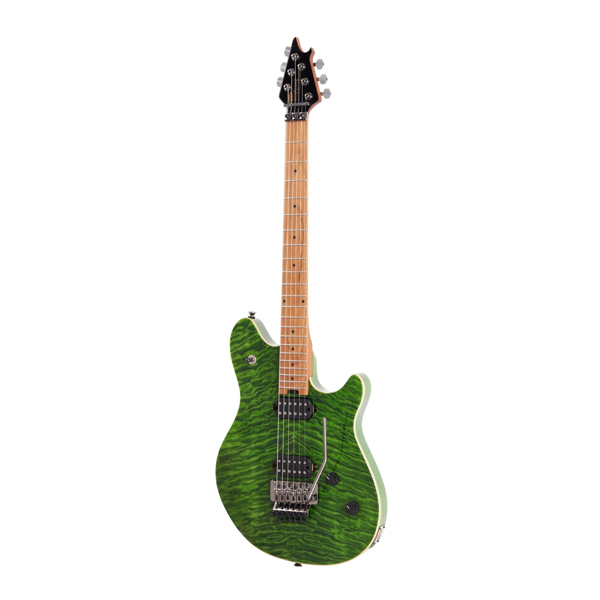 EVH Wolfgang Standard QM Electric Guitar - Transparent Green