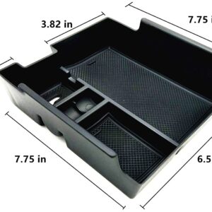 JOJOMARK Compatible with Ford Explorer 2012 2013 2014 2015 2016 2017 2018 2019 Center Console Tray Organizer, Armrest Secondary Storage Box