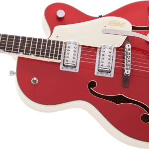 Gretsch G5410T Limited Edition Electromatic "Tri-Five" Hollow Body Single-Cut Two-Tone Fiesta Red/Vintage White w/Bigsby