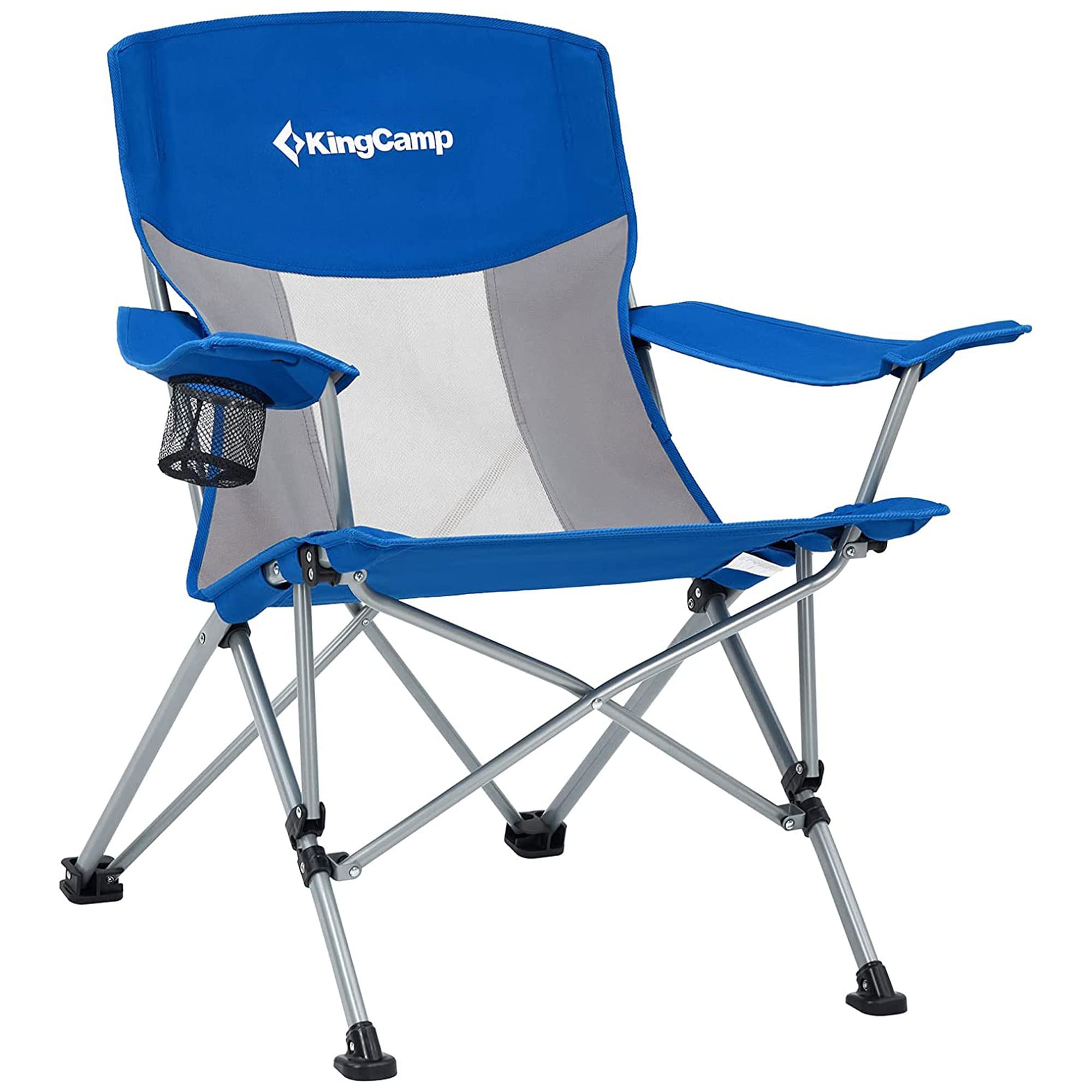 KingCamp KC2106_Blue/Grey-USVC2 Camp Chair, Standard