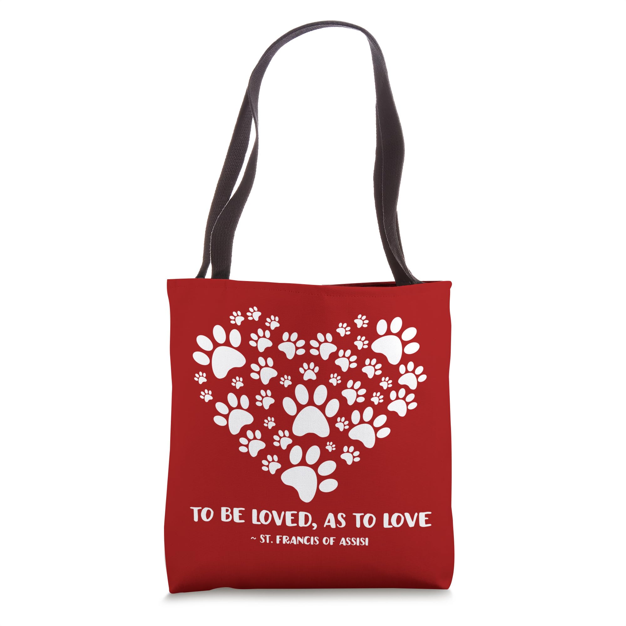 St Francis of Assisi Patron Saint of Animals Dog Owner Tote Bag